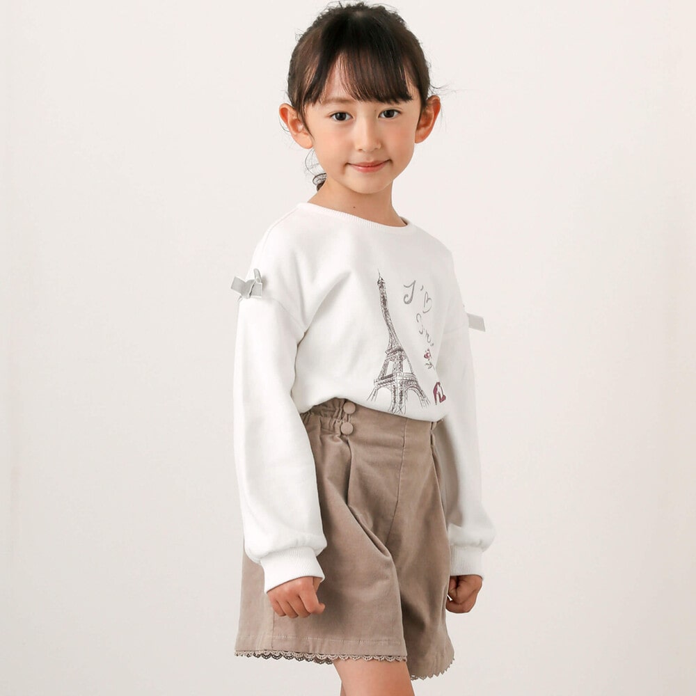 エッフェル塔トレーナー(80～150cm)(80cm グリーン): トップス【べべ