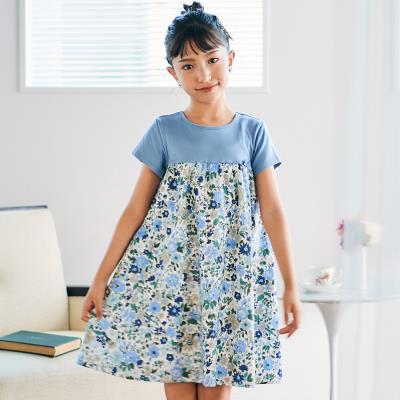 日本製】【お揃い】リバティビエラ(DaisyMorisia)半袖切り替え