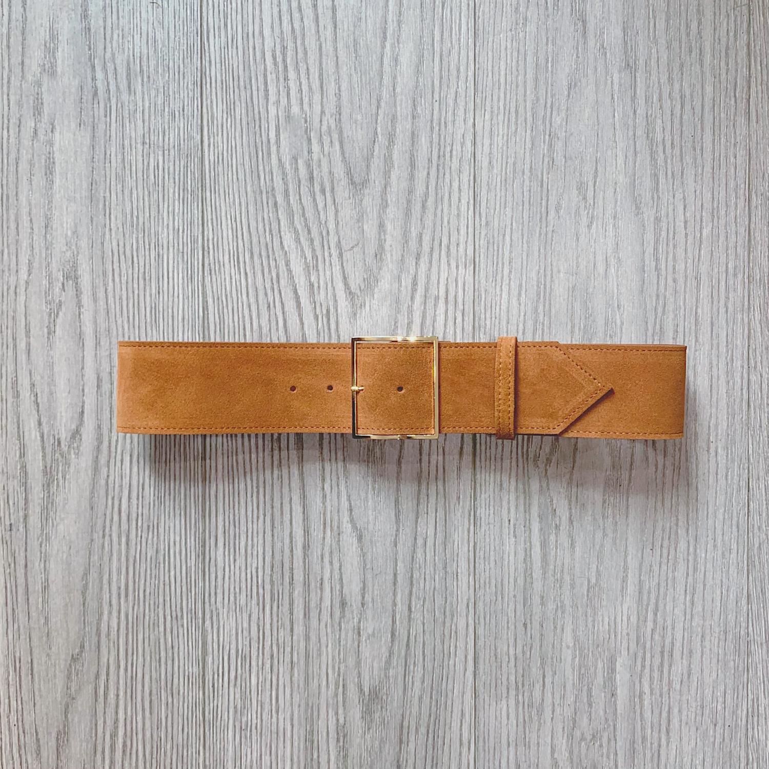 Ceinture-large-suede-boucle-