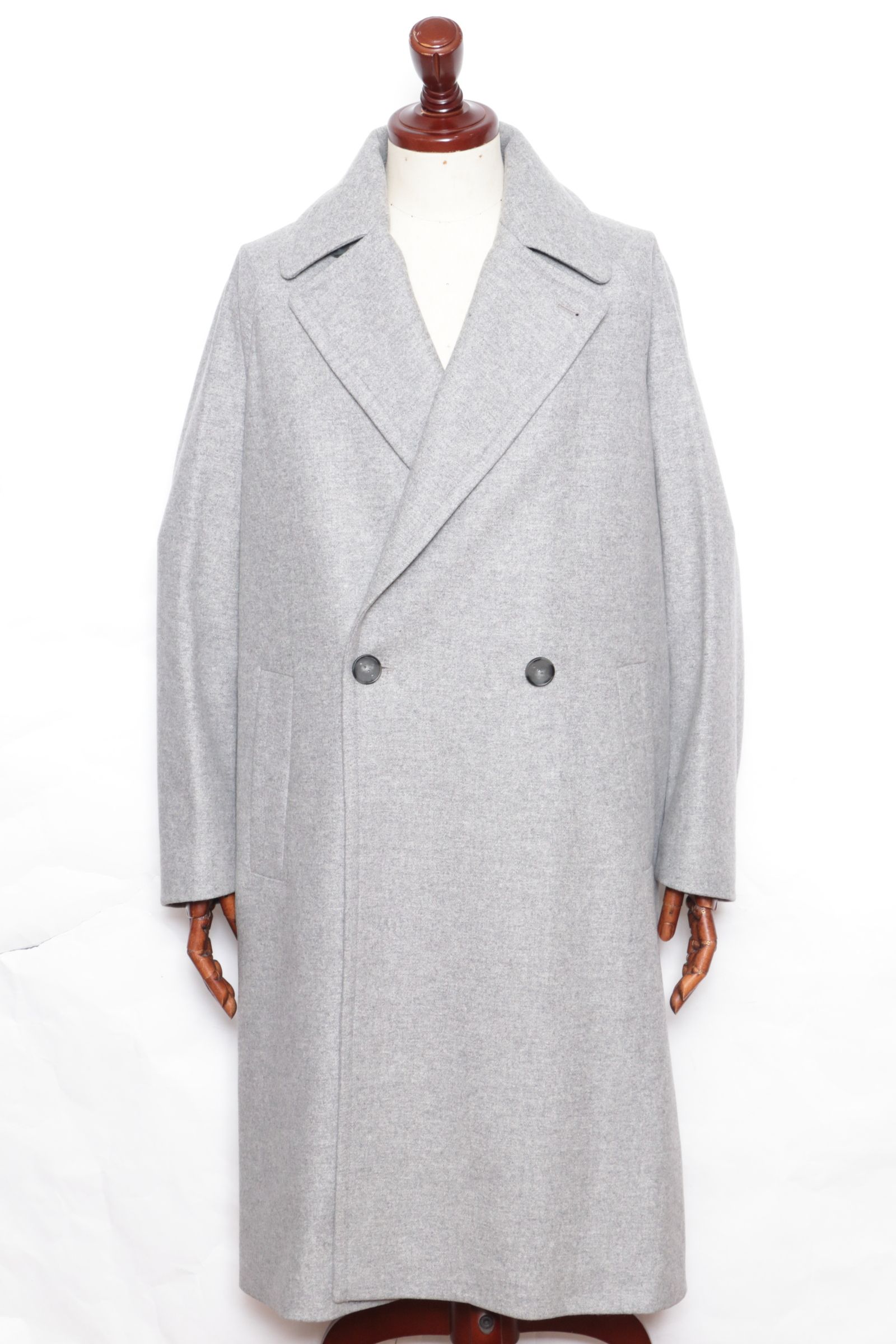 Hevo - BRINDISI - ブリンディジ ウール ベルテッド ダブルコート