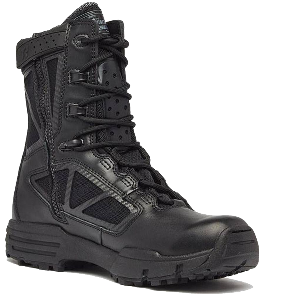TR Chrome TR918Z: 8â€³ Hot Weather Side Zip Boot