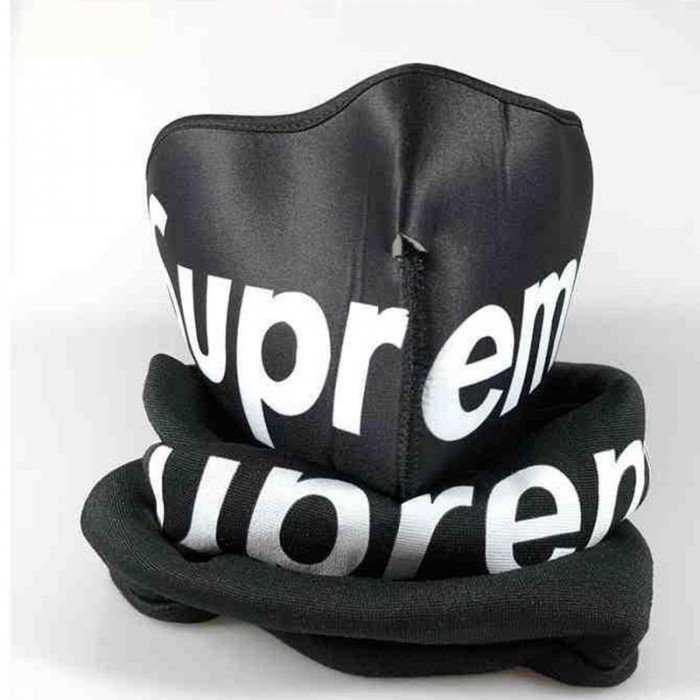 シュプリーム 14AW フルロゴフェイスマスクNeoprene Face Mask SUPREME