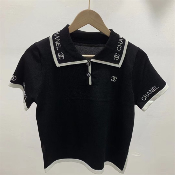 CHANEL シャネル tシャツハイブランド おしゃれ 快適 ポロシャツ 女性