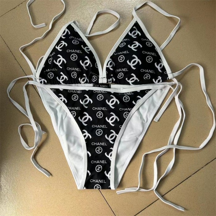 シャネルchanel ブランドビキニレディース向けセクシー三角ビキニ水着