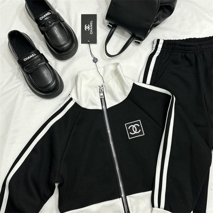 シャネル子供服 ジャージ ロングパンツ トップス 長袖 女の子 Chanel