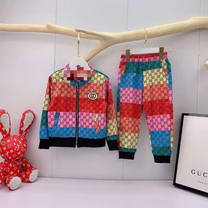 グッチ 子供 裏起毛 ジャージ 上下セット Gucci キッズ スウェット