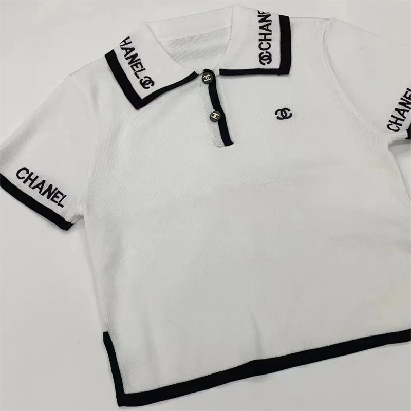 CHANEL シャネル tシャツハイブランド おしゃれ 快適 ポロシャツ 女性
