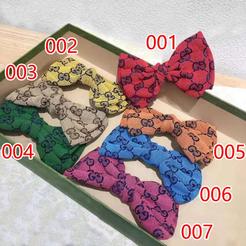 Gucciグッチ ヘアアクセサリー ハイブランドグッチかわいい蝶結びジャ