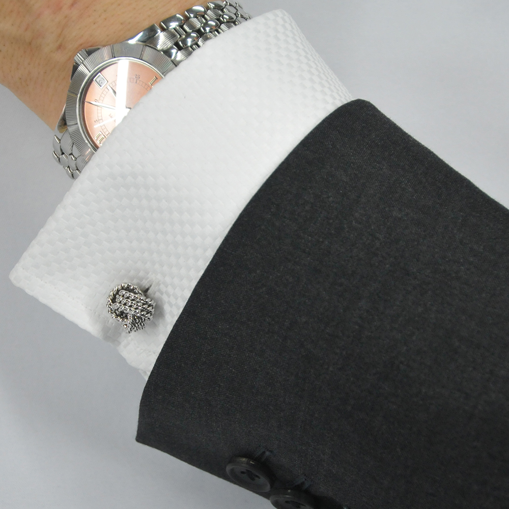 タテオシアン カフリンクス/チェーンシルバー | オーダースーツの