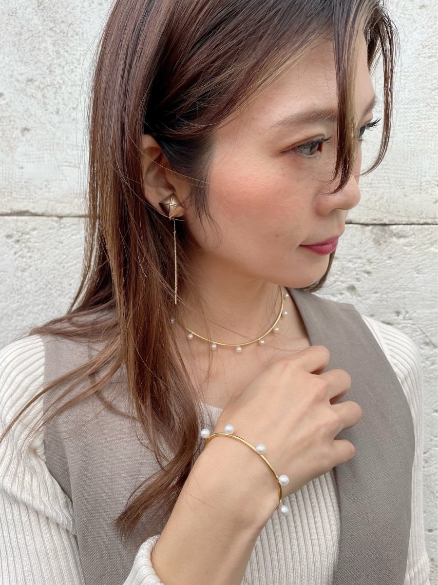 淡水パールバングル – おしゃれ花嫁様ブライダルアクセサリーの通販