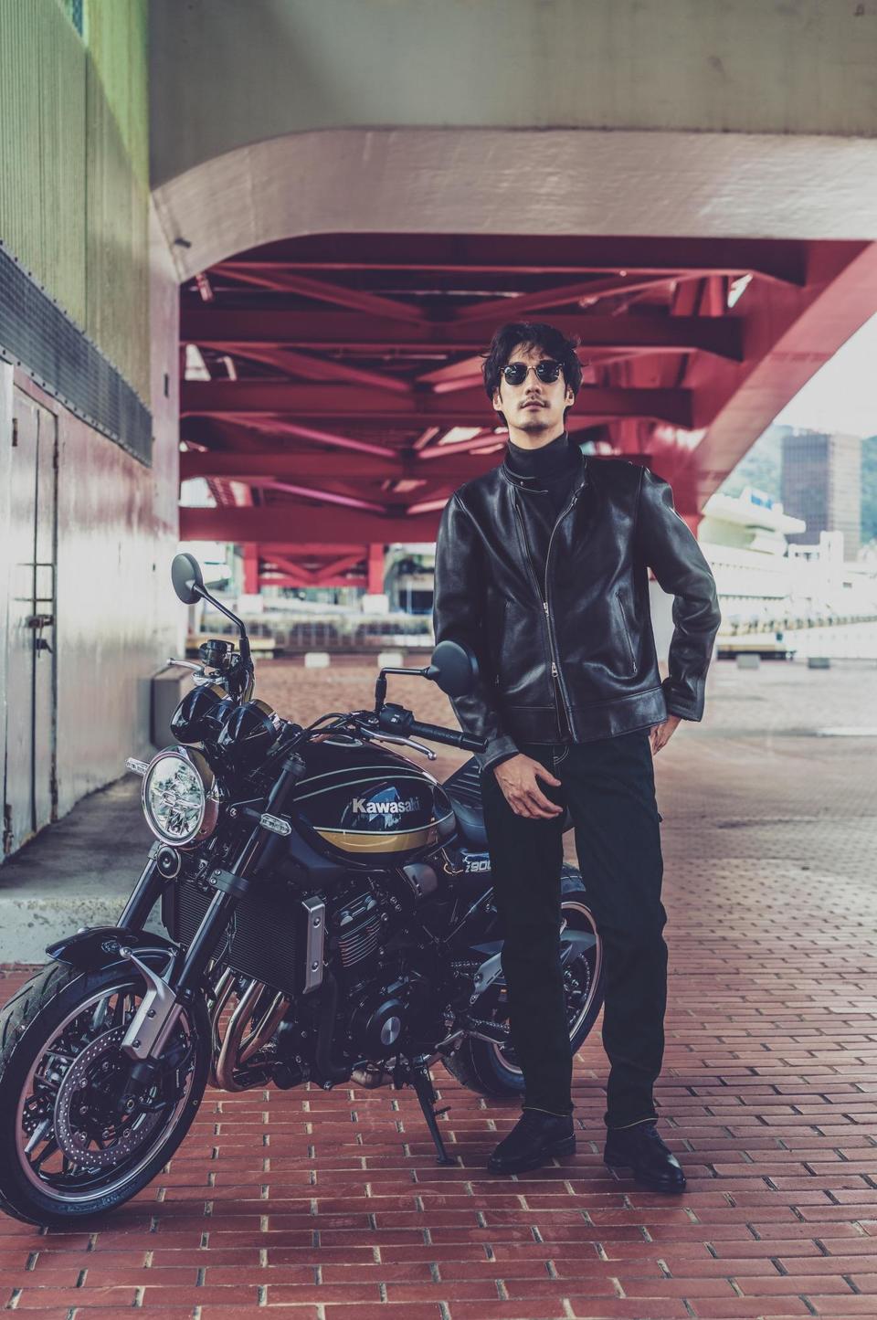 カワサキ リフレクターレザーライダース - 鹿児島のバイクショップ