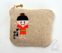 ざしきわらし金運袋 守り神「ざしきわらし」を刺繍 特別価格