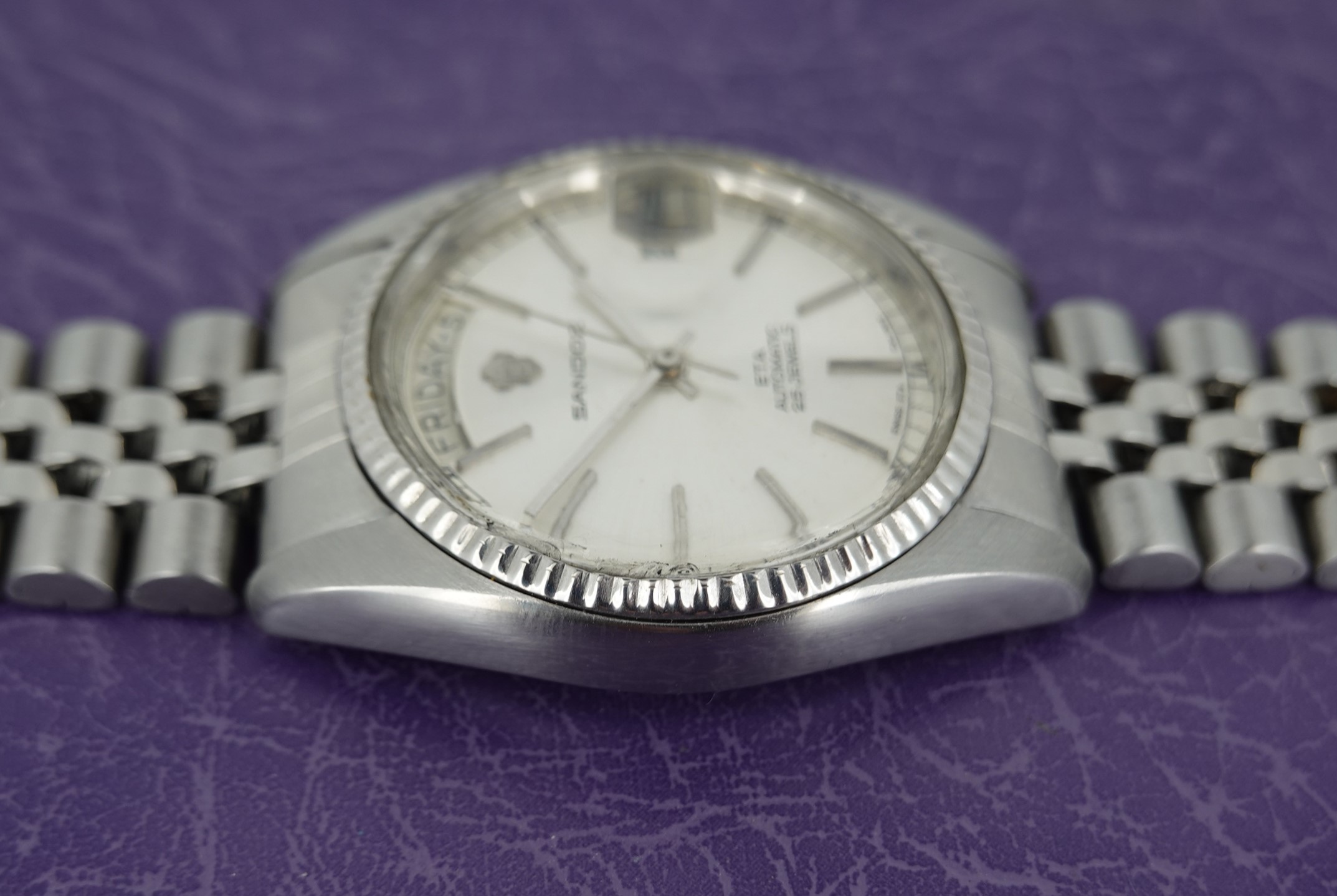 SOLD c1982 Sandoz Day-Date - Birth Year Watches