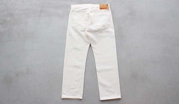 W34×L29】RESOLUTE AA710 RESOLUTE】AA710 Ecru White Slim Straight