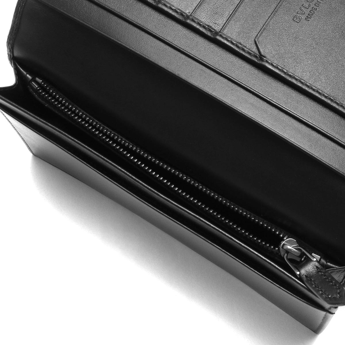 ブルガリ 長財布 財布 メンズ セルペンティ スカリエ マン ブラック