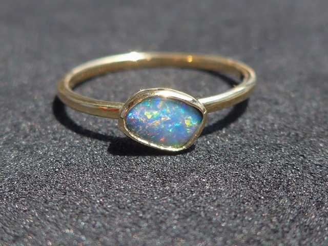 オパールリング｜ボルダーオパール｜オパール