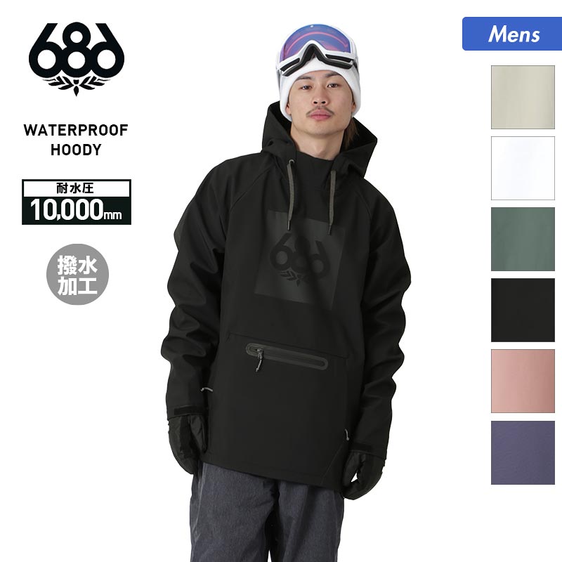 686/シックスエイトシックス メンズ 撥水パーカー M3WNCS110 長袖