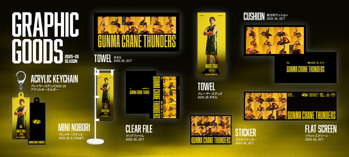 群馬クレインサンダーズ2点セット（ライト無し） 群馬クレイン