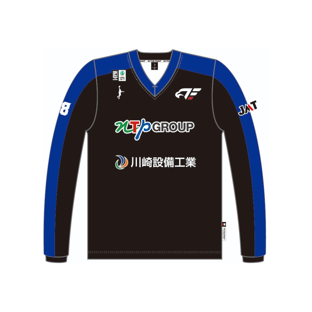 美品 IN THE PAINT ファイティングイーグルス名古屋 長袖シャツ S IN