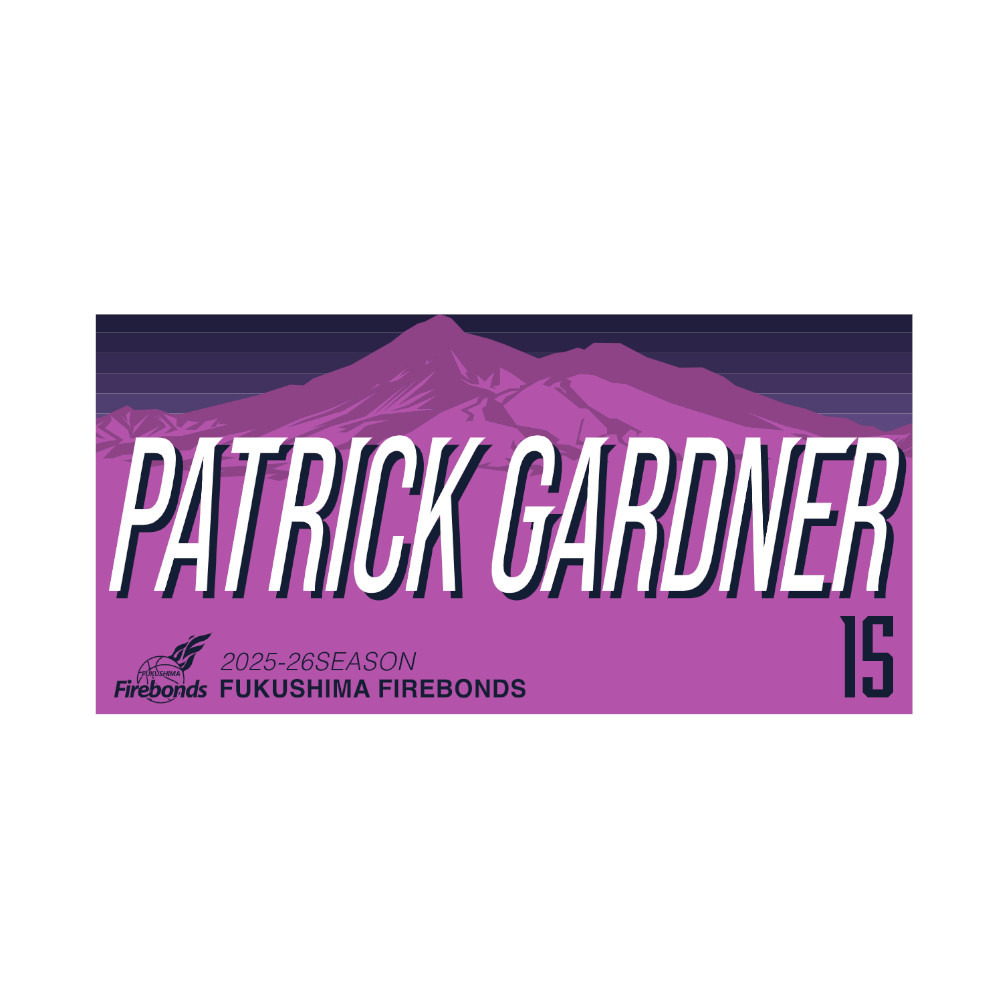 2025-26シーズンプレーヤーズタオル｜福島ファイヤーボンズ｜B.LEAGUE