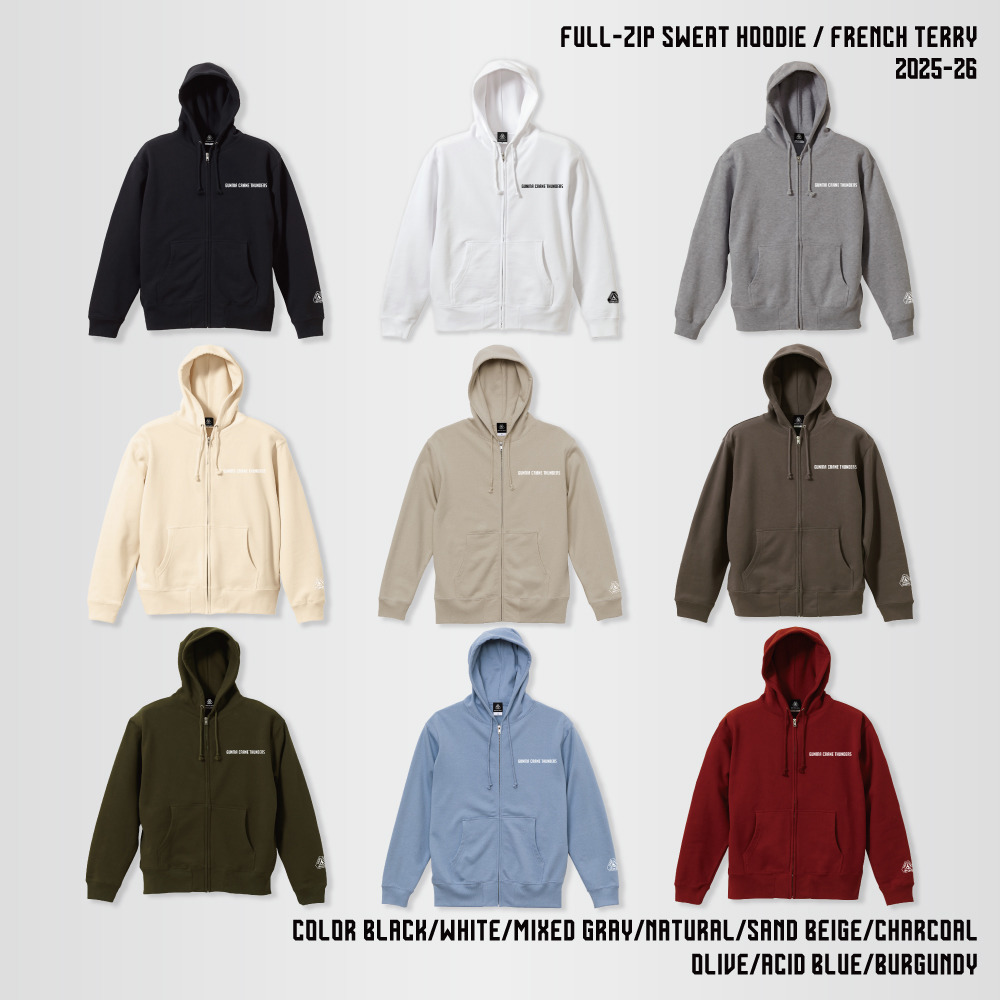 EC限定】 フルジップスウェットパーカー 10.0オンス 2025-26