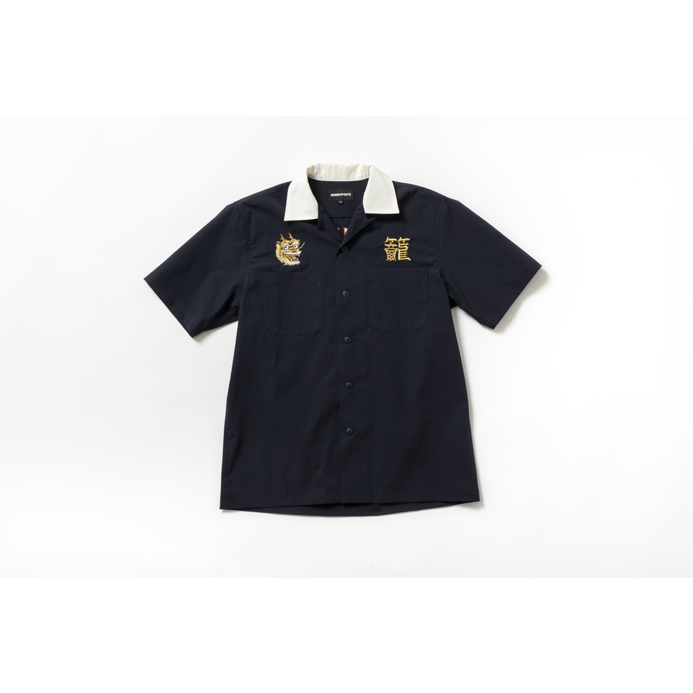 BEAMS SPORTS×KINGS】BEAMS SPORTS キャンプカラーシャツ エン