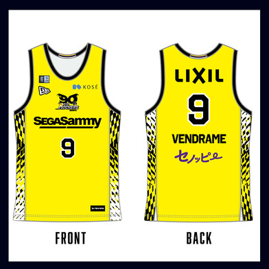 2025‐26 レプリカユニフォーム（1st）｜サンロッカーズ渋谷｜B.LEAGUE