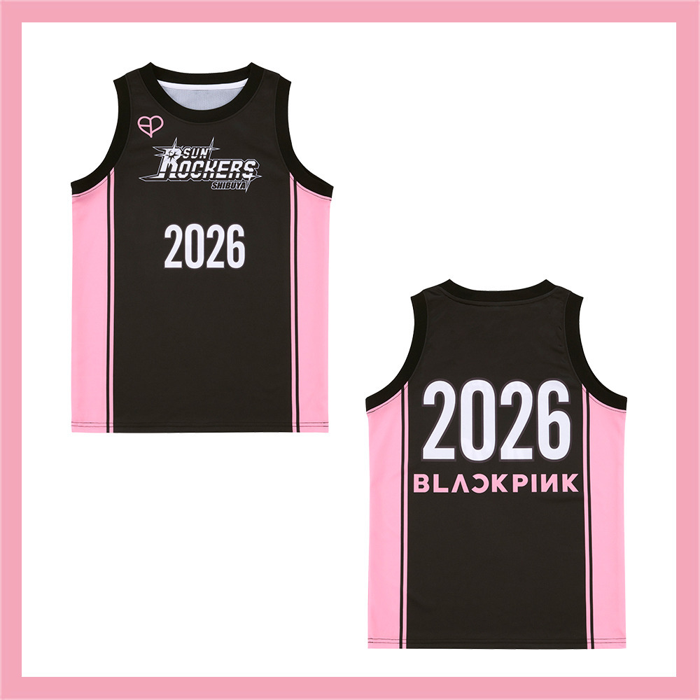 BLACKPINK × SUNROCKERS バスケシャツ｜サンロッカーズ渋谷｜B