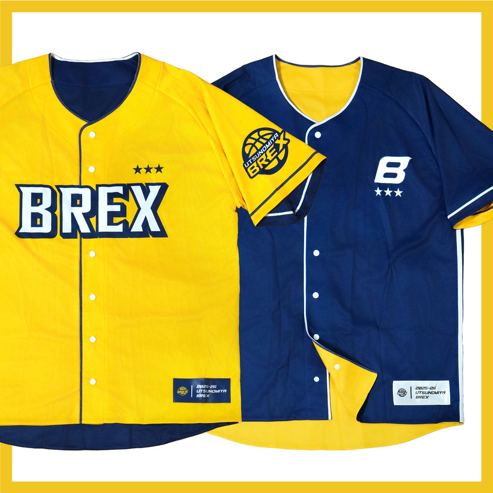 2025-26 BREXリバーシブルベースボールシャツ｜宇都宮ブレックス｜B