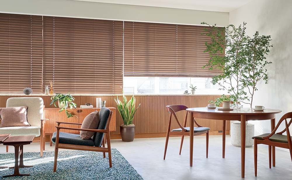 防炎性能をもった天然木のスラット新発売！木製ブラインドの製作サイズ