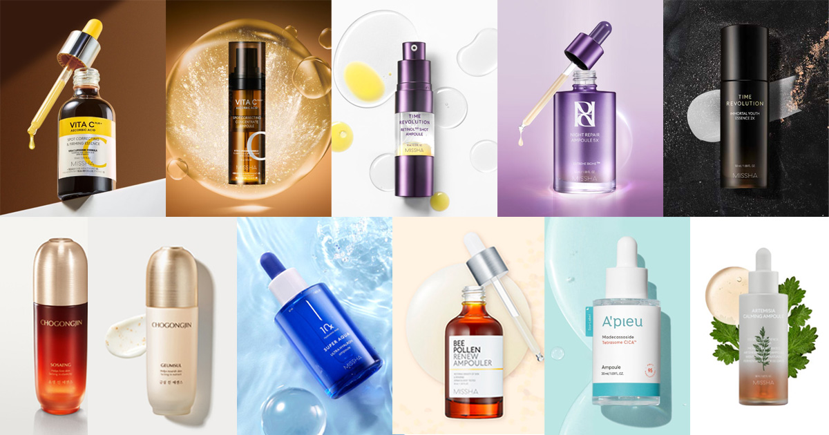 韓国の肌悩み別おすすめ美容液11選 [毛穴*1・エイジングケア*2・乾燥肌