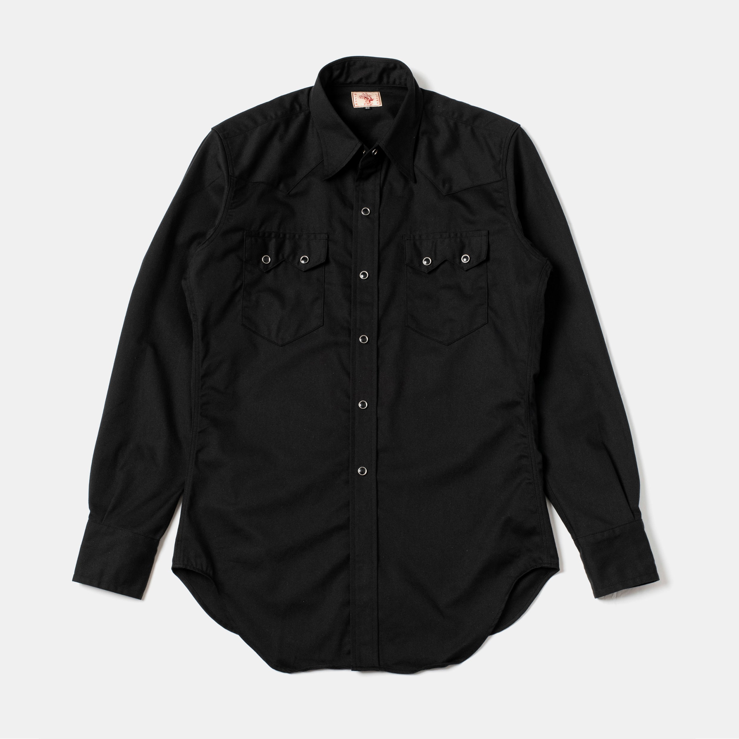 Sawtooth Westerner Shirt Black | Bryceland's & Co.