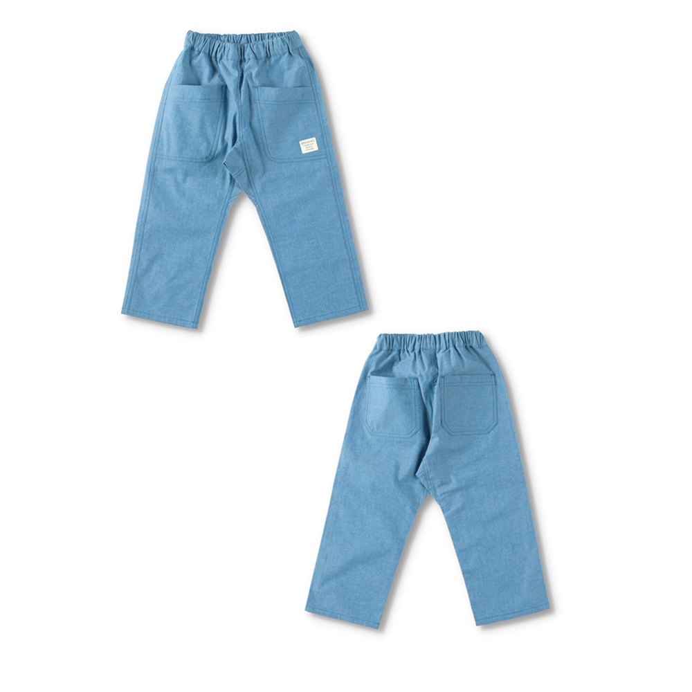 爽やかシャンブレー】クロップドパンツ ｜子供服&ベビー服
