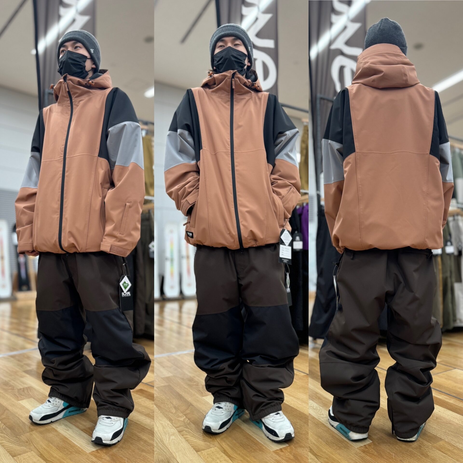 SCAPE【エスケープ】OVERALL PANTSスノーボード ウェアレディース 楽天