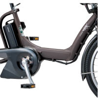 小柄なママでも安心の低床設計＞ 3人乗り(幼児2人同乗)対応 子乗せ