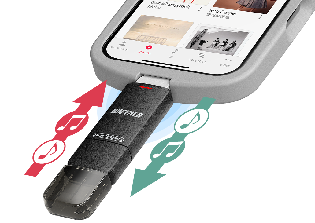 RR-C1-WH : スマートフォン用CDレコーダー | バッファロー