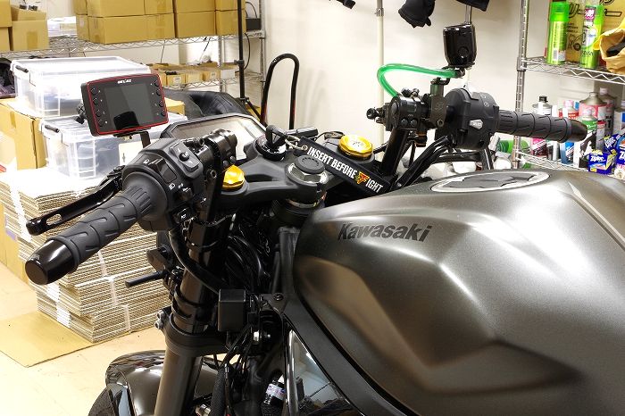 カワサキZX-25R SE（2023） アップハン化