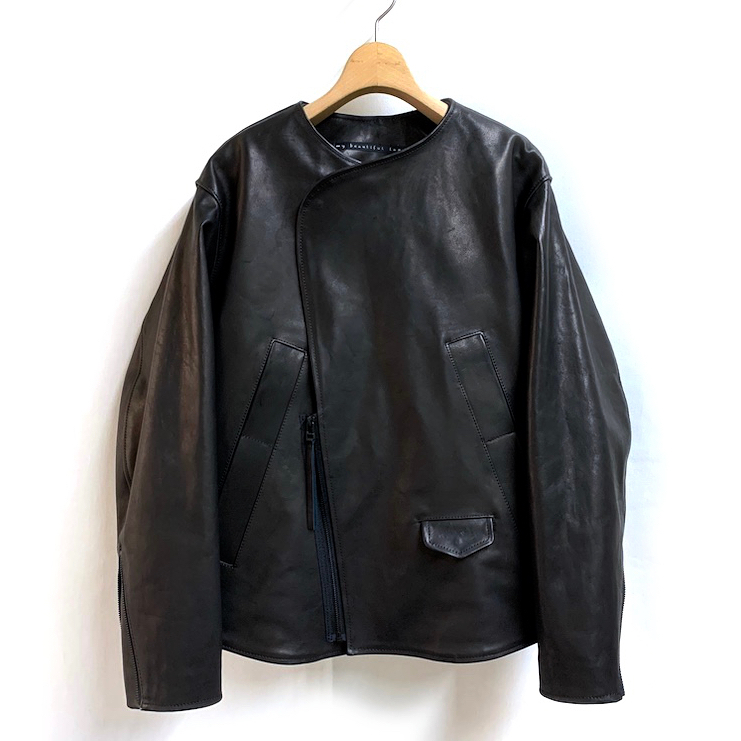 My Beautiful Landlet | レザーライダース Color:Black WM09-LB202091