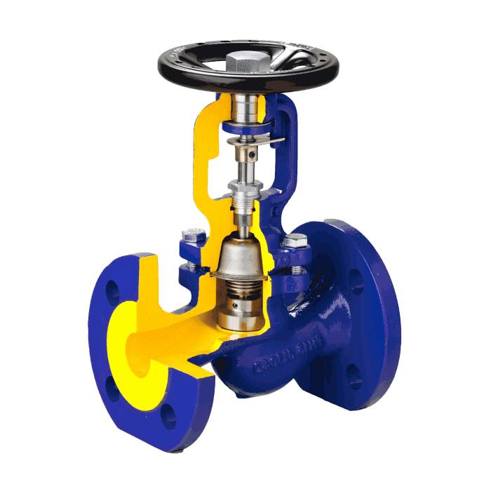 Запорный клапан (вентиль) Zetkama 234C запорный фланцевый PN25