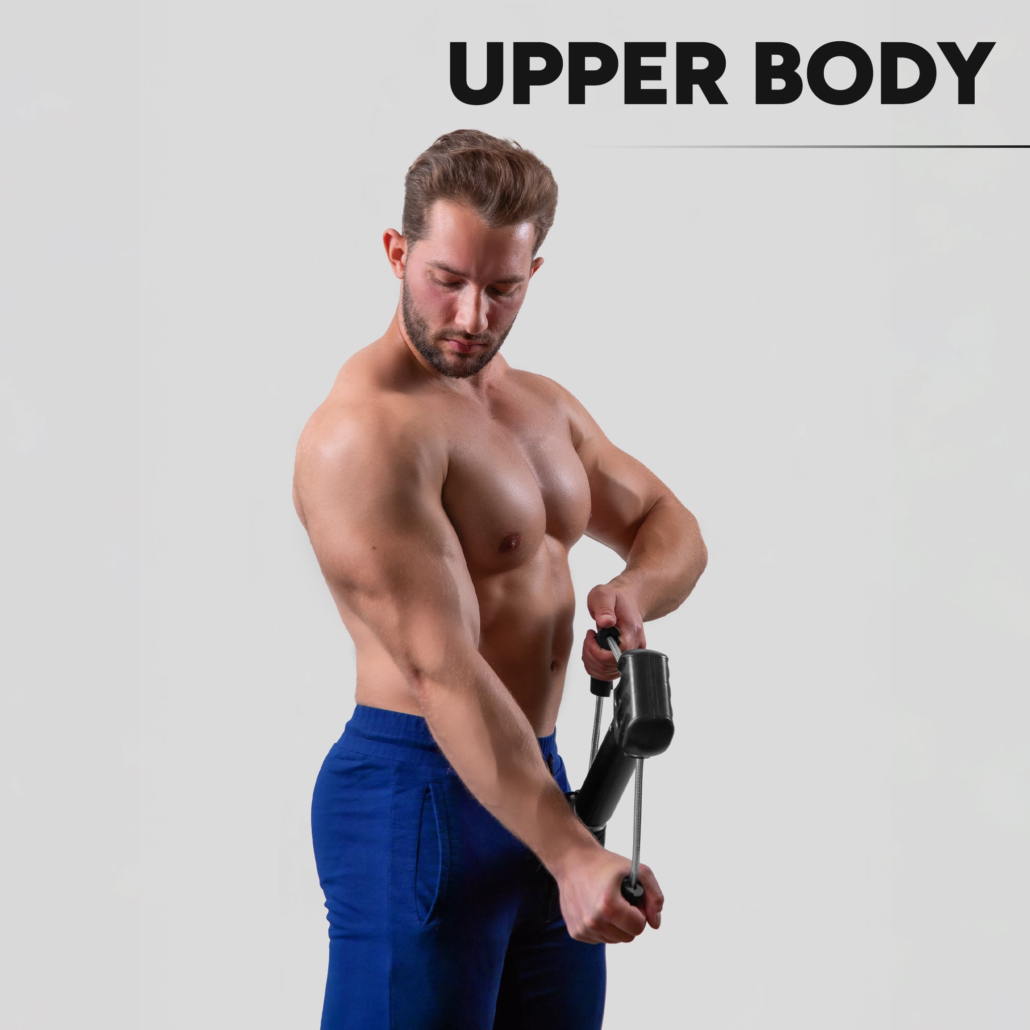 Bullworker Steel Bow™ | Chest, Arm & Ab Workout Tool