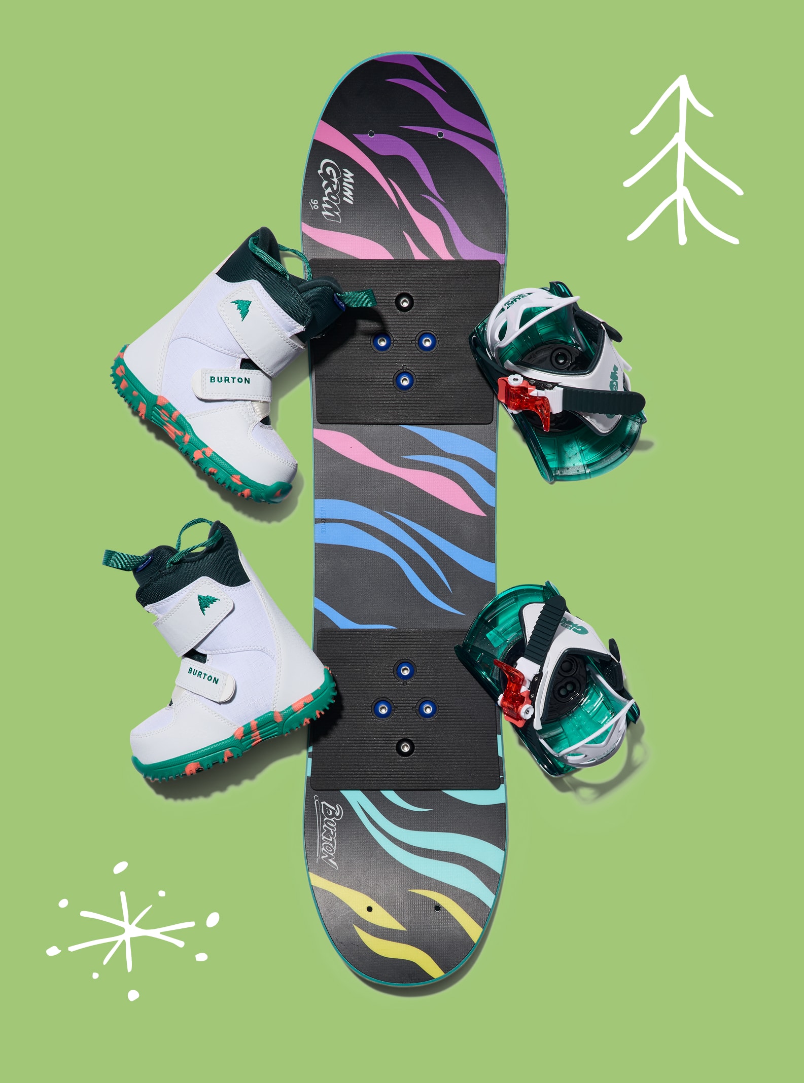 Mini Grom Snowboard Package | Burton.com Winter 2026 US