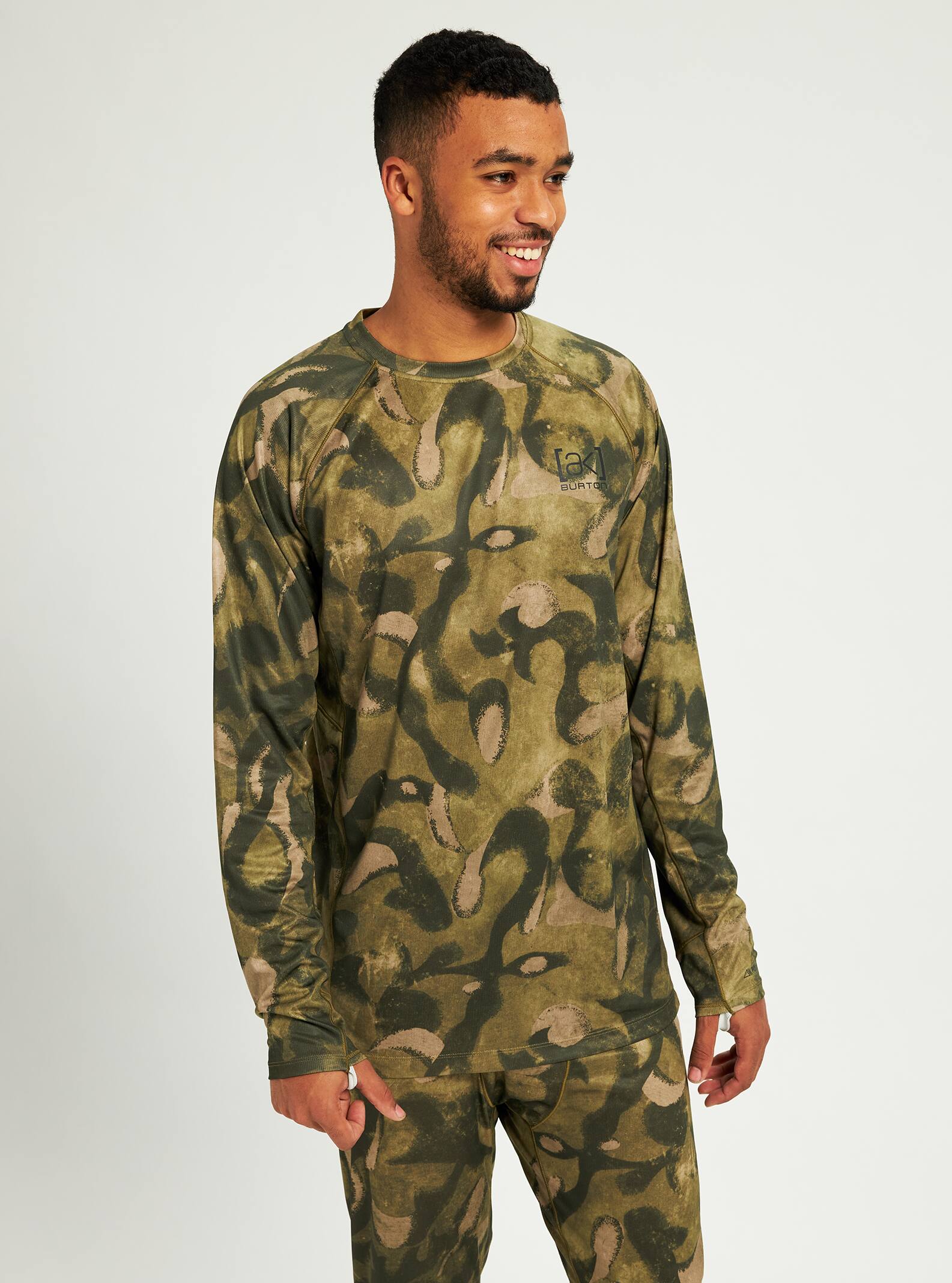 メンズ Burton [ak] ヘリウム Power Grid™ ベースレイヤー クルー