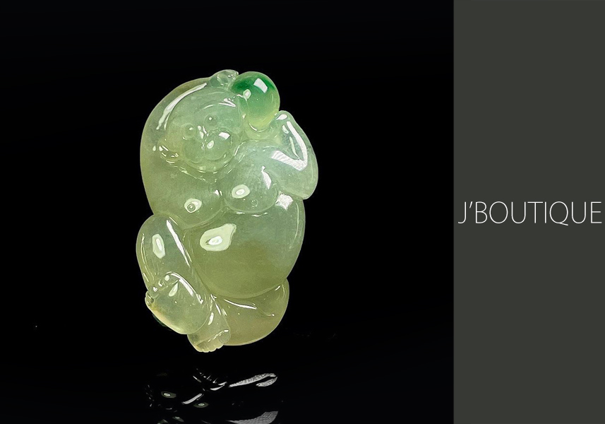 ミャンマー産天然無処理翡翠 バングル ブレスレット 微緑 オフホワイト