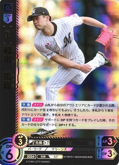 たページ 『証明書付』 千葉ロッテマリンズ 種市投手 16 種市 篤暉