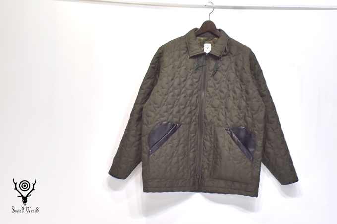 Quilted Jacket - Deer Horn Qt. / Olive | South2 West8（サウスツー
