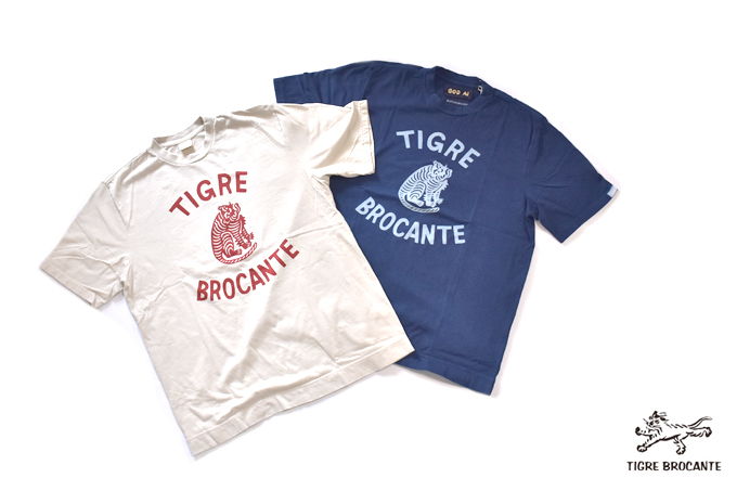Stencil TIGRE 半袖Tシャツ（アイ） / AI | TIGRE BROCANTE（ティ