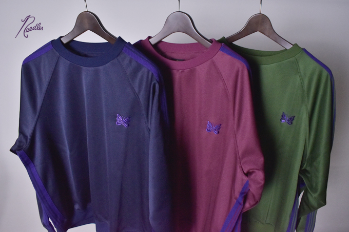 TRACK CREW NECK SHIRT - POLY SMOOTH / 3 color | Needles