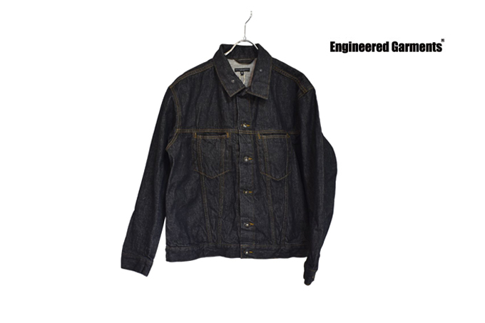 TYPE 5 JEAN JACKET - 14OZ CONE DENIM / BLACK | ENGINEERED GARMENTS