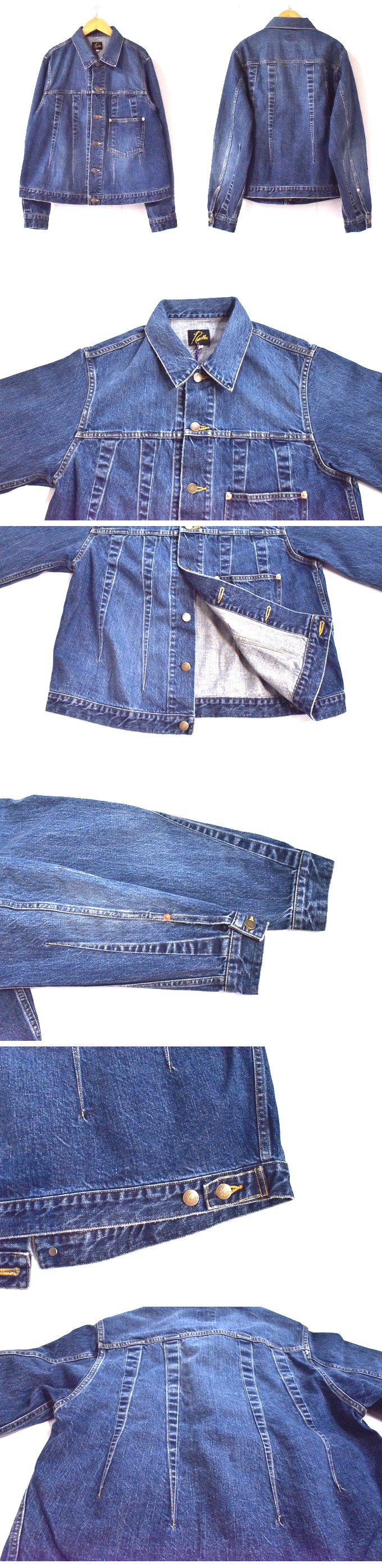 DARTS JEAN JACKET - 12OZ DENIM / Indigo | Needles（ニードルズ