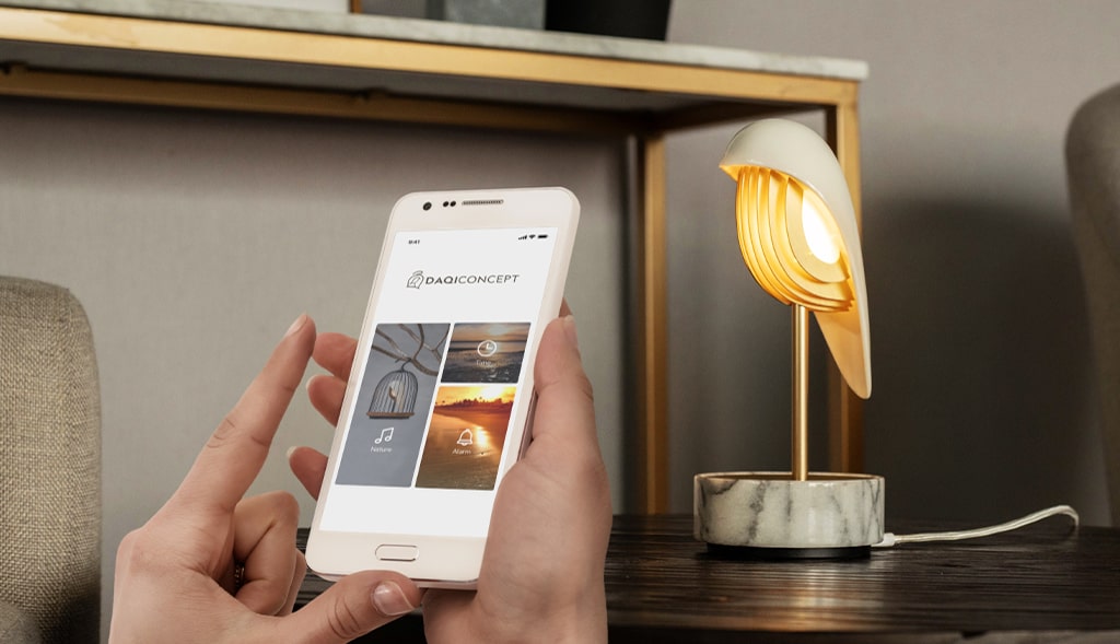 Chirp | チャープ LEDライト/アラームクロック by Daqiconcept